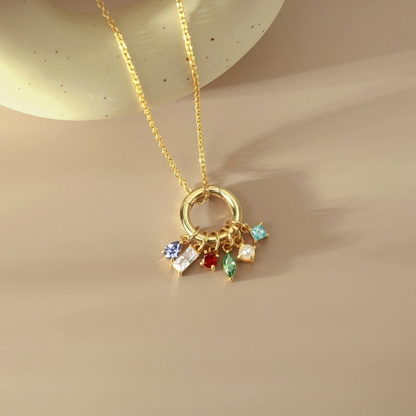 Clover Birthstone Necklace