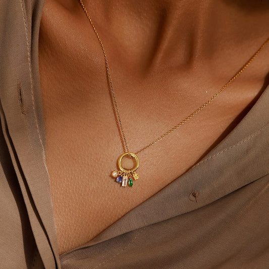 Birthstone Charm Necklace