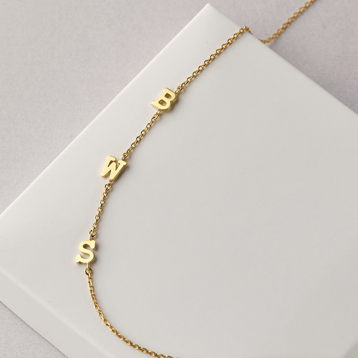 Spaced Letter Necklace
