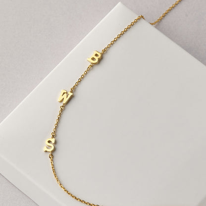 Spaced Letter Necklace