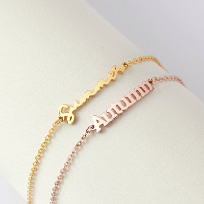 Nameplate Bracelet