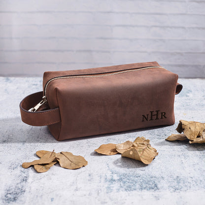 Leather Dopp Kit