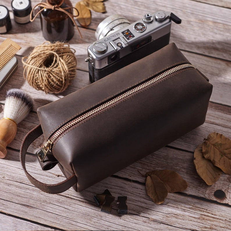Kingsley Leather Dopp Kit, view 5