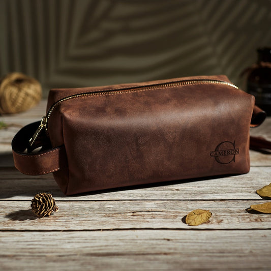 Leather Dopp Kit