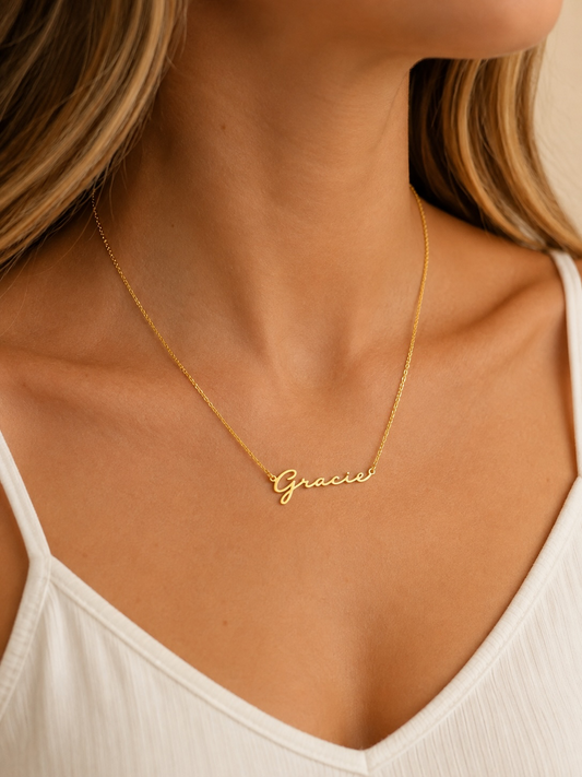 Amelie Name Necklace, view 2