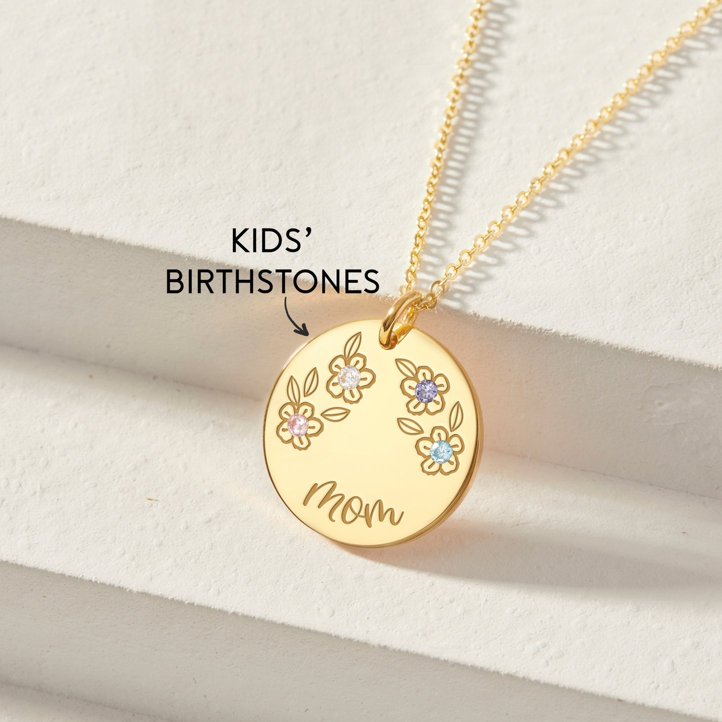 Stone Plate Necklace