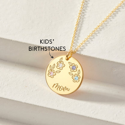 Stone Plate Necklace