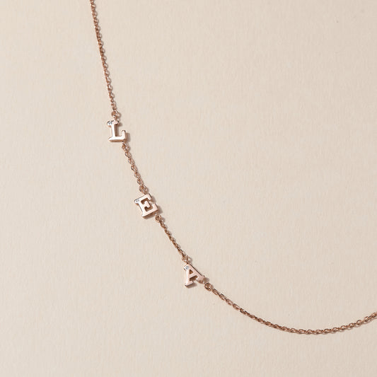 Spaced Letter Necklace