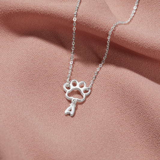 Pet Initial Necklace